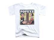 Popeye Loves Olive Little Boys Shirt