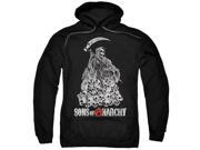 Sons Of Anarchy Pile Of Skulls Mens Pullover Hoodie