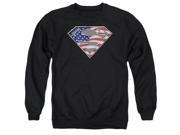 Superman All American Shield Mens Crew Neck Sweatshirt