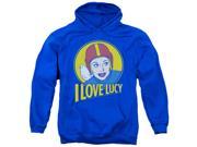 I Love Lucy Super Comic Mens Pullover Hoodie