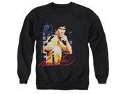 Bruce Lee Yellow Jumpsuit Mens Crew Neck Sweatshirt