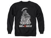 Sons Of Anarchy Pile Of Skulls Mens Crew Neck Sweatshirt