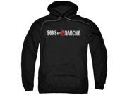 Sons Of Anarchy Beat Up Logo Mens Pullover Hoodie