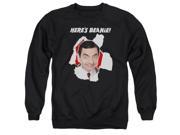 Mr Bean Here s Beanie Mens Crew Neck Sweatshirt