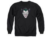 Batman The Animated Series Joker Face Mens Crewneck Sweatshirt