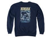 Ninjak Rainy Night Ninjak Mens Crew Neck Sweatshirt