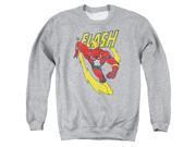 Justice League Lightning Trail Mens Crew Neck Sweatshirt