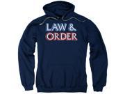 Law Order Logo Mens Pullover Hoodie