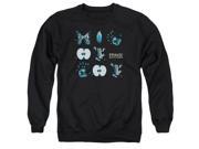 Fringe Symbols Mens Crewneck Sweatshirt