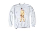 Elvis Presley Gold Lame Suit Mens Crew Neck Sweatshirt