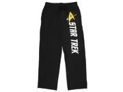 Star Trek Emblem Black Quick Turn Sleep Pants