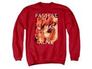 Justice League Fastest Man Alive Mens Crew Neck Sweatshirt