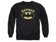 Batman Over Symbol Mens Crew Neck Sweatshirt
