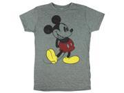 Disney Classic Mickey Mouse Juniors Painted Mickey Graphic T Shirt