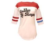 Suicide Squad Harley Quinn Daddy s Lil Monster Raglan T shirt