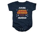 Trevco Jla Future Member Infant Snapsuit Navy Small 6 months
