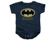 Trevco Batman I Am Batman Infant Snapsuit Navy Small 6 Months