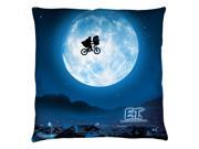 ET Moon Throw Pillow 14X14 White