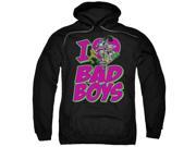 Dc I Heart Bad Boys Mens Pullover Hoodie
