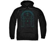 Lord Of The Rings Doors Of Durin Mens Pullover Hoodie