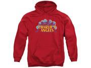 Charlies Angels Faded Logo Mens Pullover Hoodie