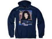 Star Trek Deanna Troi Mens Pullover Hoodie