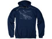 Star Trek Enterprise Prints Mens Pullover Hoodie