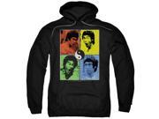 Bruce Lee Enter Color Block Mens Pullover Hoodie