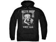 Betty Boop On The Line Mens Pullover Hoodie