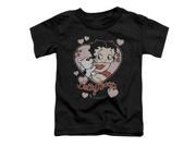 Betty Boop Classic Kiss Little Boys Toddler Shirt
