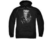 Batman Joker s Splatter Smile Mens Pullover Hoodie