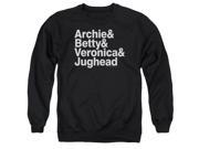 Archie Comics Ampersand List Mens Crew Neck Sweatshirt
