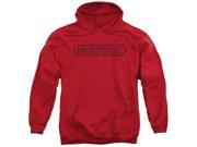 Trevco Concord Music Riverside Vintage Adult Pull Over Hoodie Red Small