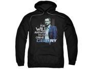 Trevco Csi Ny You Will Answer Adult Pull Over Hoodie Black Small