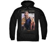 Grizzly Adams Collage Mens Pullover Hoodie