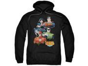 Jla Group Portrait Mens Pullover Hoodie