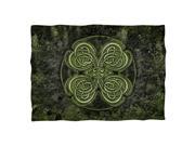 Celtic Clover Pillow Case