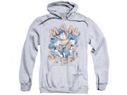 Superman Coming Through Mens Pullover Hoodie