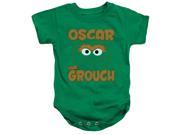 Sesame Street Oscar Sandwich Unisex Baby Snapsuit