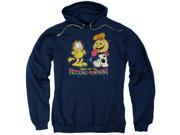 Garfield Drooling Pumpkins Mens Pullover Hoodie