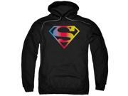 Superman Gradient Superman Logo Mens Pullover Hoodie