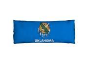Oklahoma Flag Microfiber Body Pillow