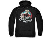 Zoolander Obey My Dog Mens Pullover Hoodie