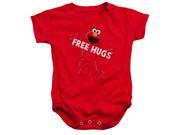 Sesame Street Free Hugs Unisex Baby Snapsuit