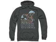 Superman Colored Lines Mens Pullover Hoodie