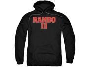 Rambo Iii Logo Mens Pullover Hoodie