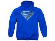 Superman On Ice Shield Mens Pullover Hoodie