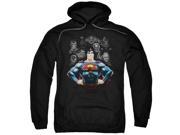 Superman Villains Mens Pullover Hoodie