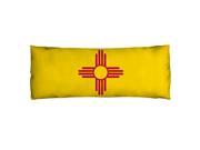 New Mexico Flag Microfiber Body Pillow