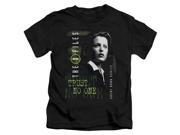X Files Little Boys Scully Childrens T shirt 4 Black